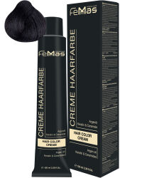 FemMas Hair Color Cream 100ml Haarfarbe Dunkelbraun Intensiv 3.0