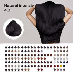 FemMas Hair Color Cream 100ml Haarfarbe Mittelbraun Intensiv 4.0