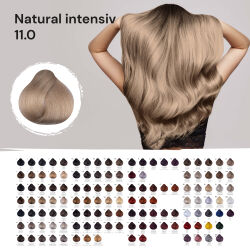 FemMas Hair Color Cream 100ml Haarfarbe Platinblond Intensiv 11.0