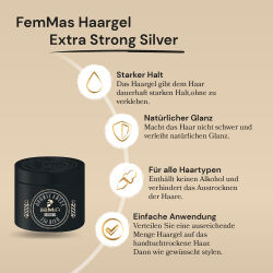 FemMas Haargel Extra Strong Silver 600ml