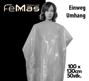 Femmas Einwegumhang 100cm x 130cm 50 Stück