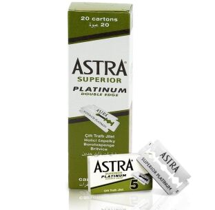 Astra Superior Platinum Double Edge Rasierklingen 100 Stück